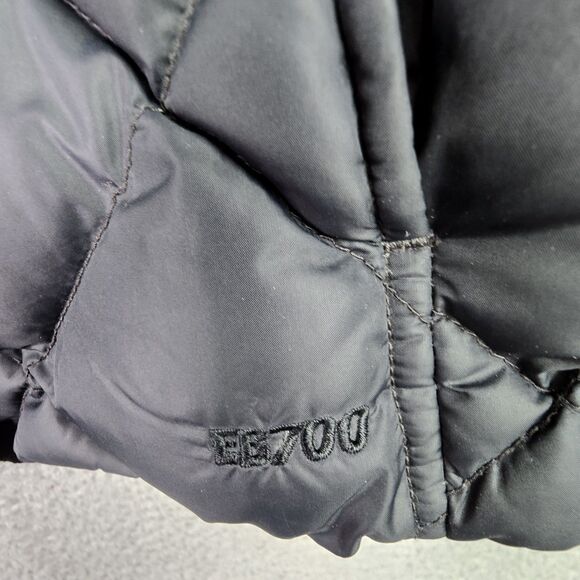 Eddie Bauer Premium Goose Down Quilted Vest EB700 Black Medium Puffer Capsule - Picture 13 of 13